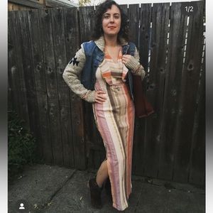 Ace & Jig Halo textile Maxi Dress, Buttons up back or front